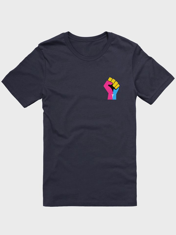 raised pansexual fist t-shirt product image (1)