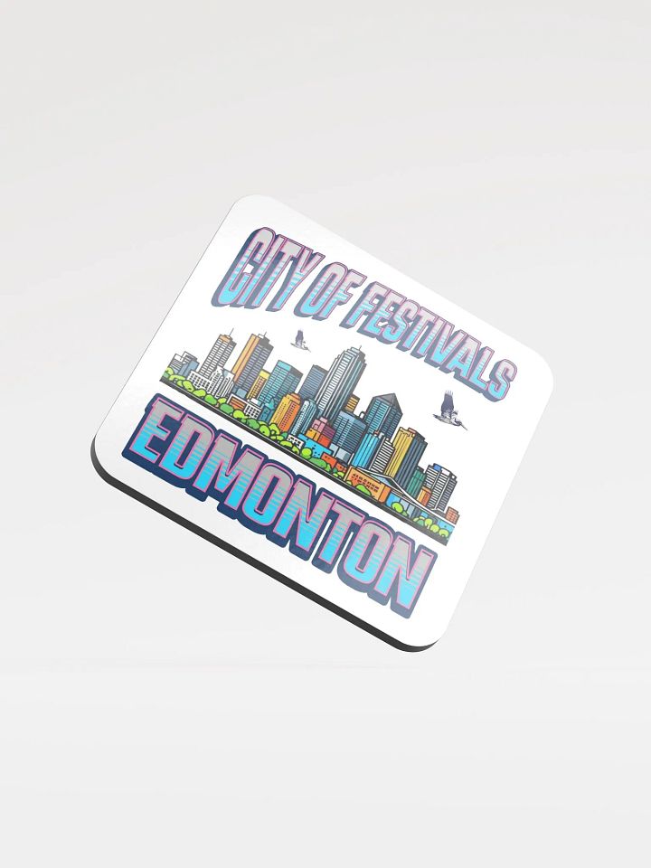 City Of Festivals Edmonton Cityscape Coasters product image (1)