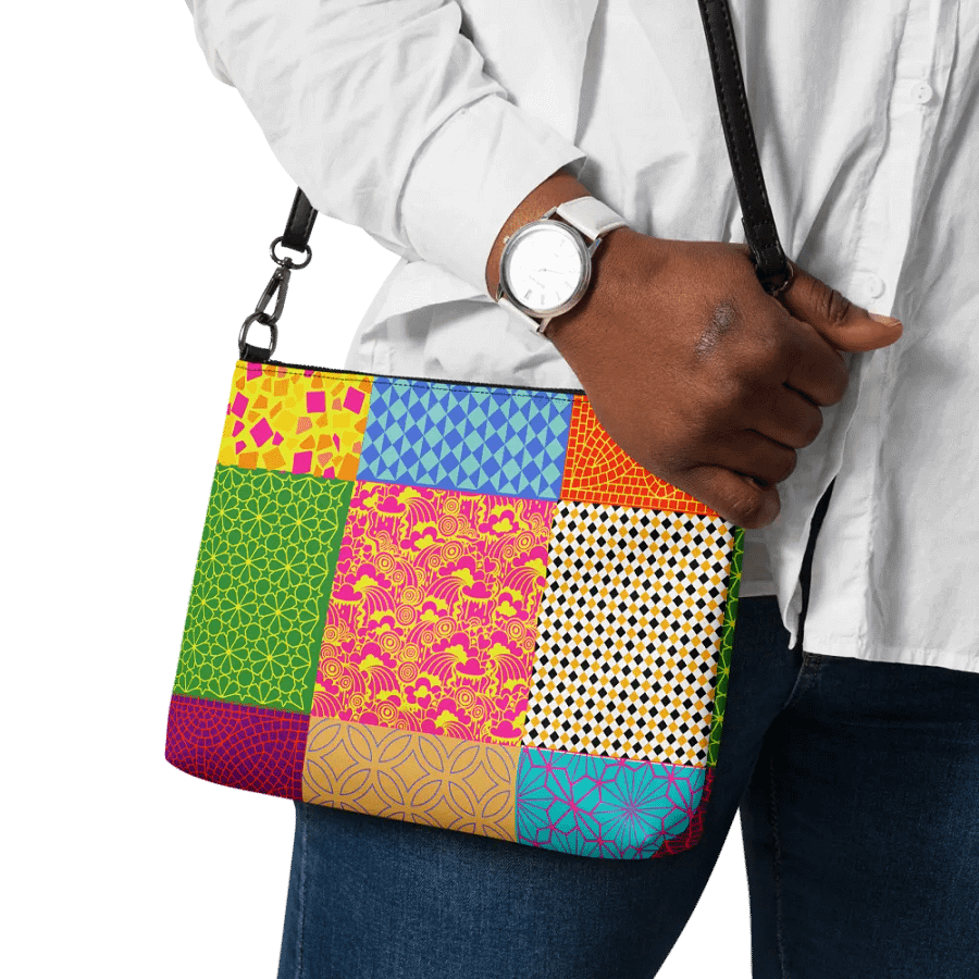 Geometric Fusion All-Over Print Crossbody Bag product image (11)
