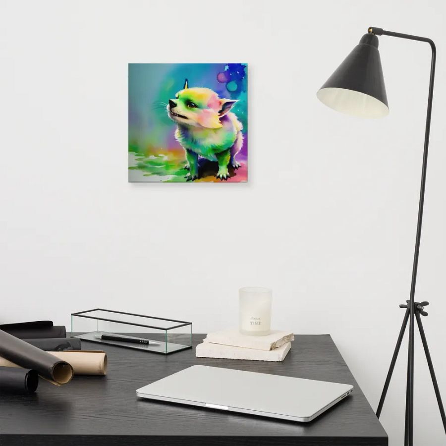 Cute Dog Digital Painting - v15 product image (11)