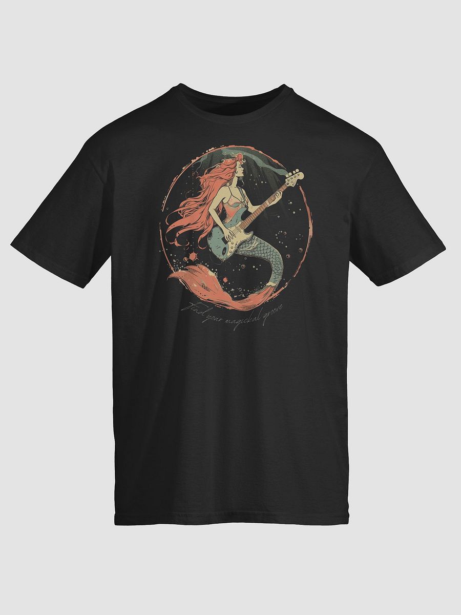 Find Your Magickal Groove Bass Playing Mermaid Unisex Tshirt product image (1)