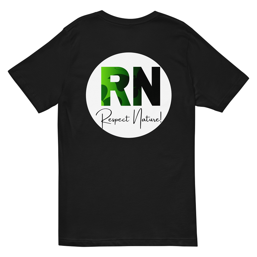 Respect Nature R N Unisex V-neck Short sleeve T-shirt product image (3)