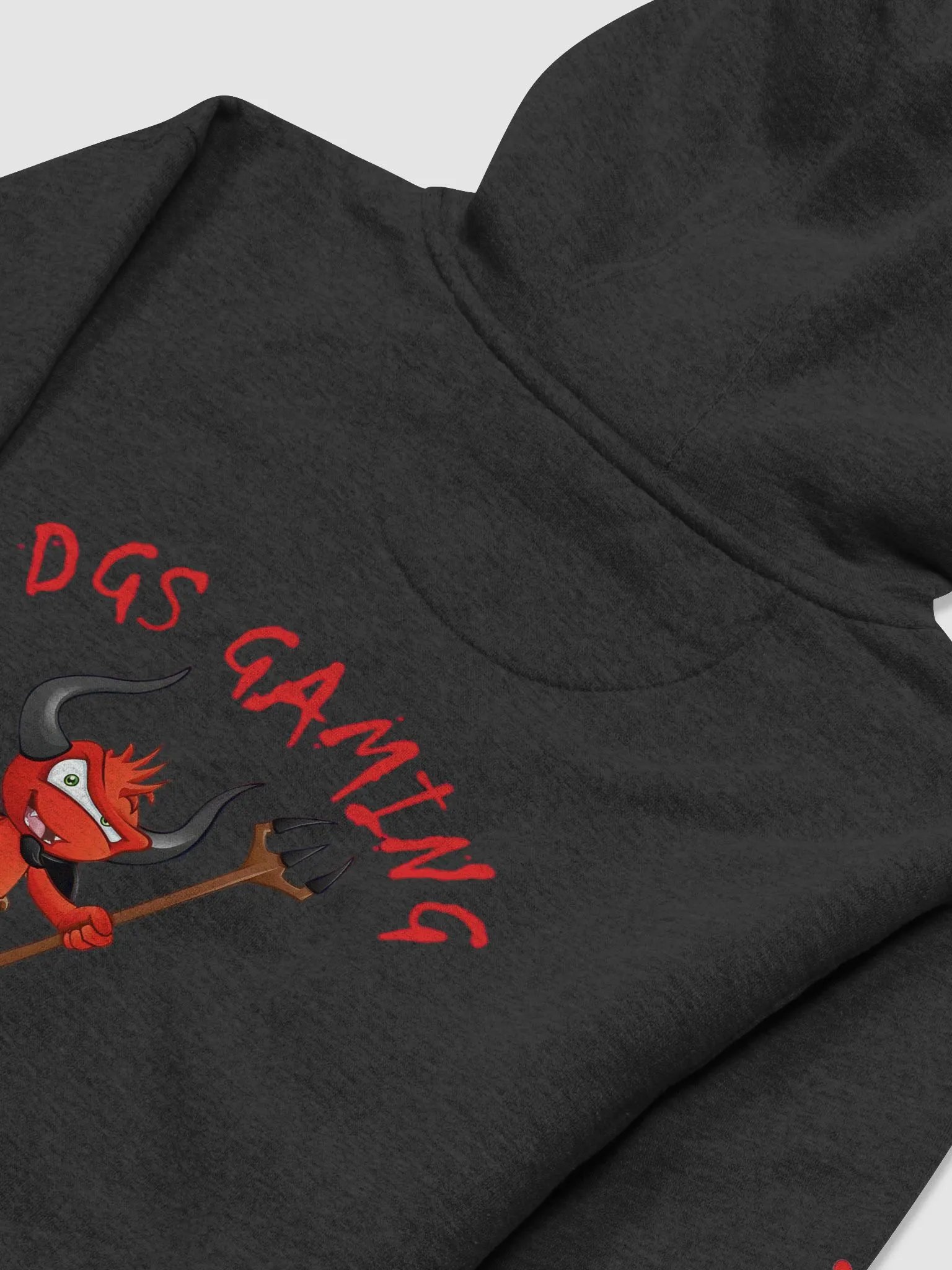 DGS hoodie with logo on arms back and front product image (21)