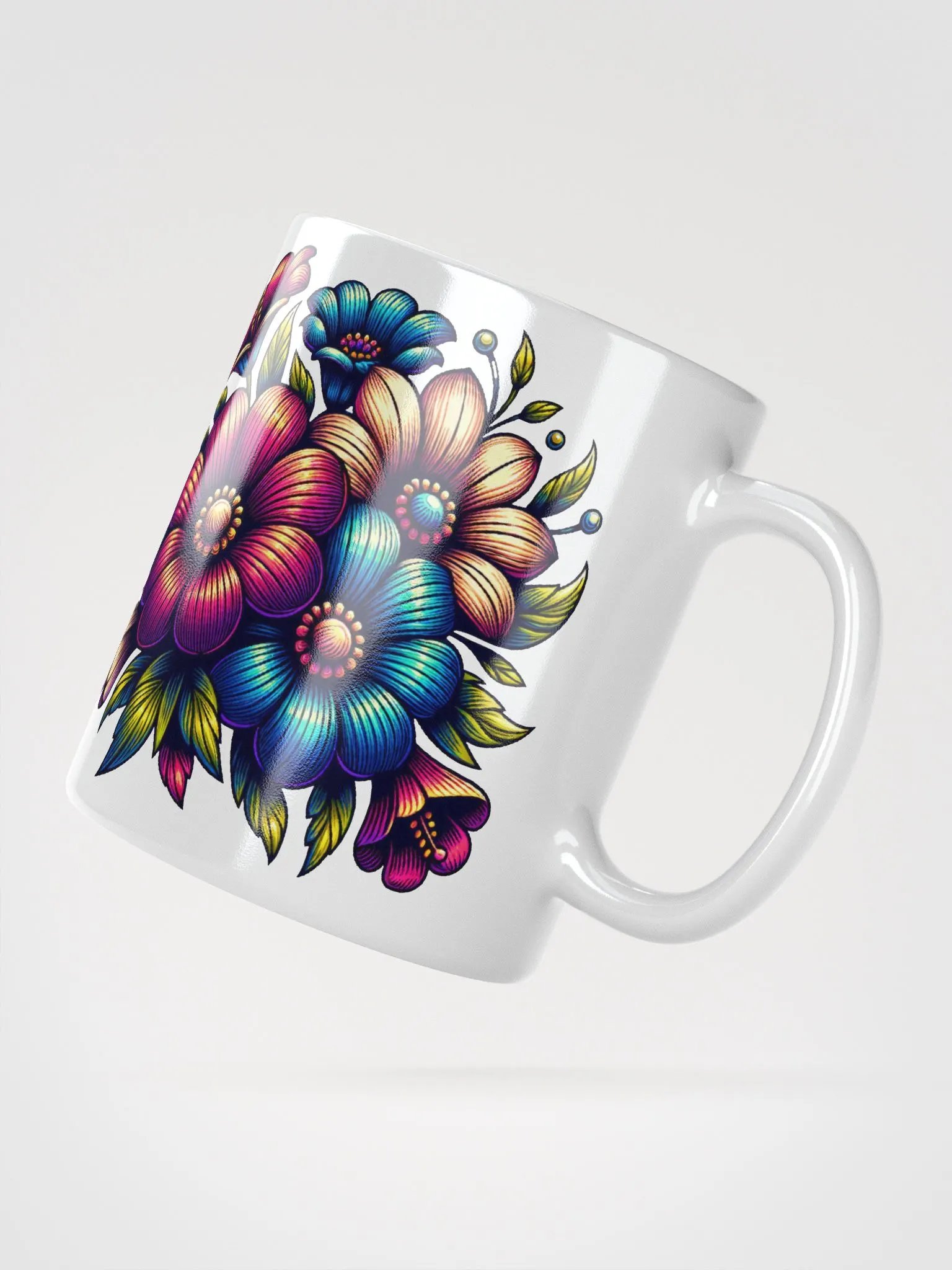 Floral Bouquet Ceramic Mug product image (2)