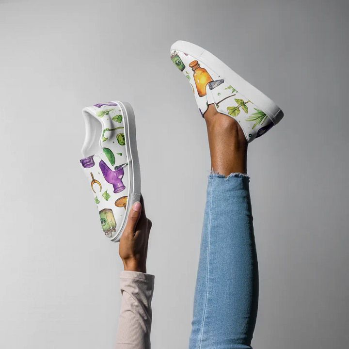 Women's Slip-On Canvas Shoes 💜 Mysterious Sweet product image (1)