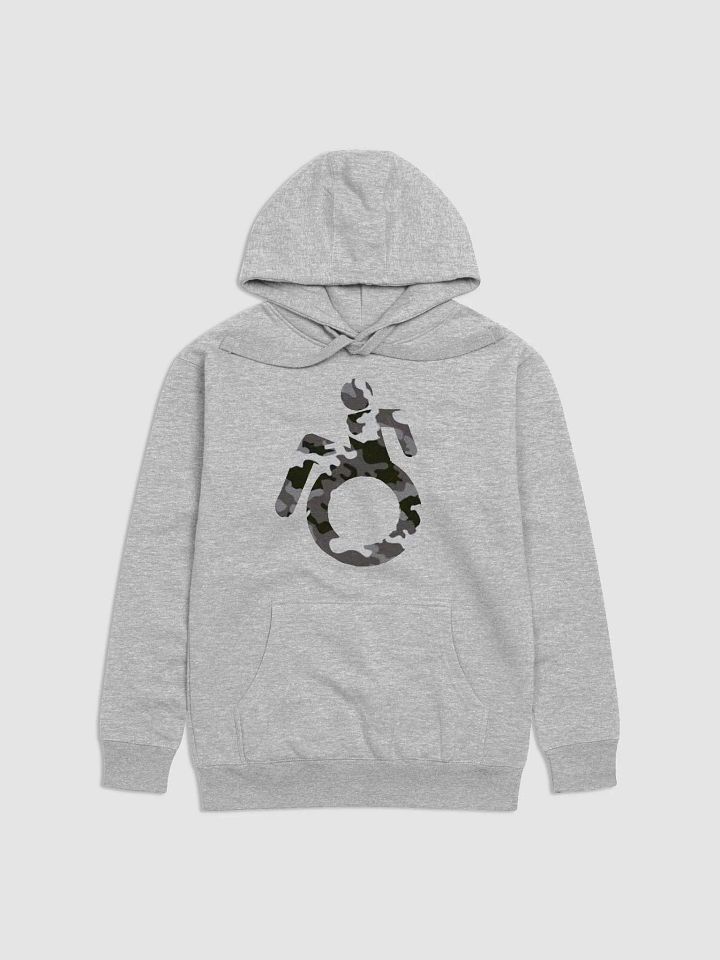 Wheelie, Dark Gray Camo Hoodie product image (1)