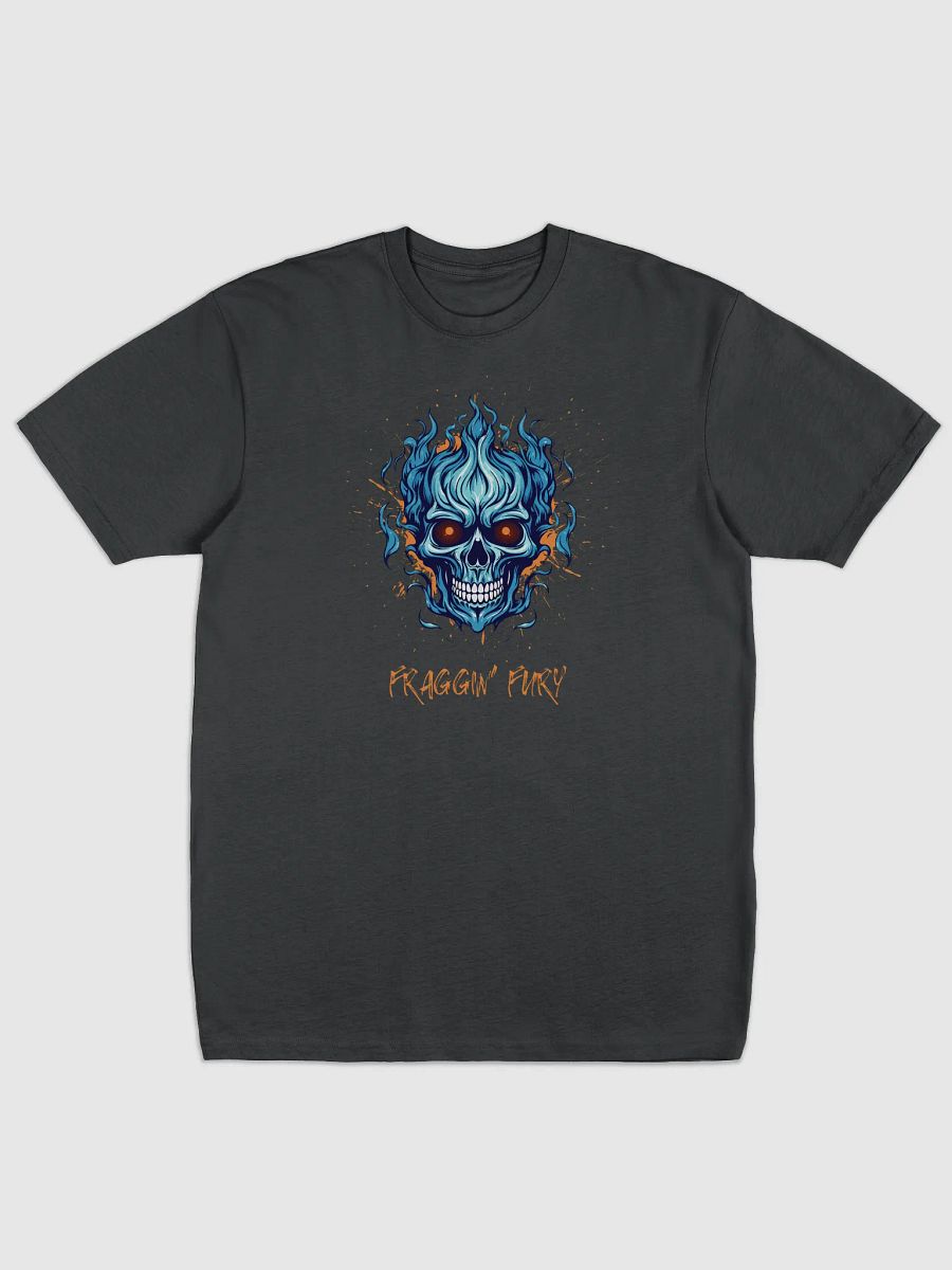Fraggin' Fury Flaming Skull Men's Tee product image (1)