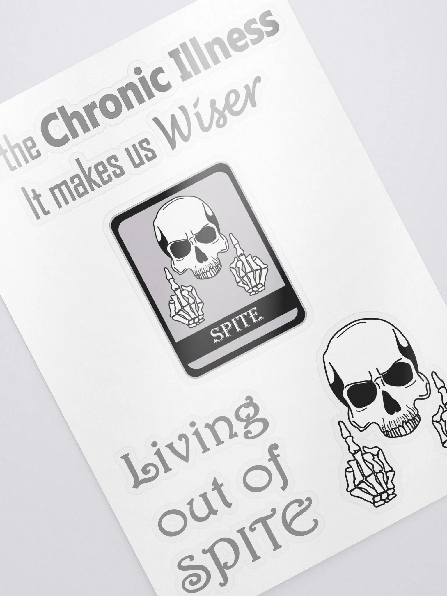 The Chronically Spiteful Sticker Sheet product image (2)