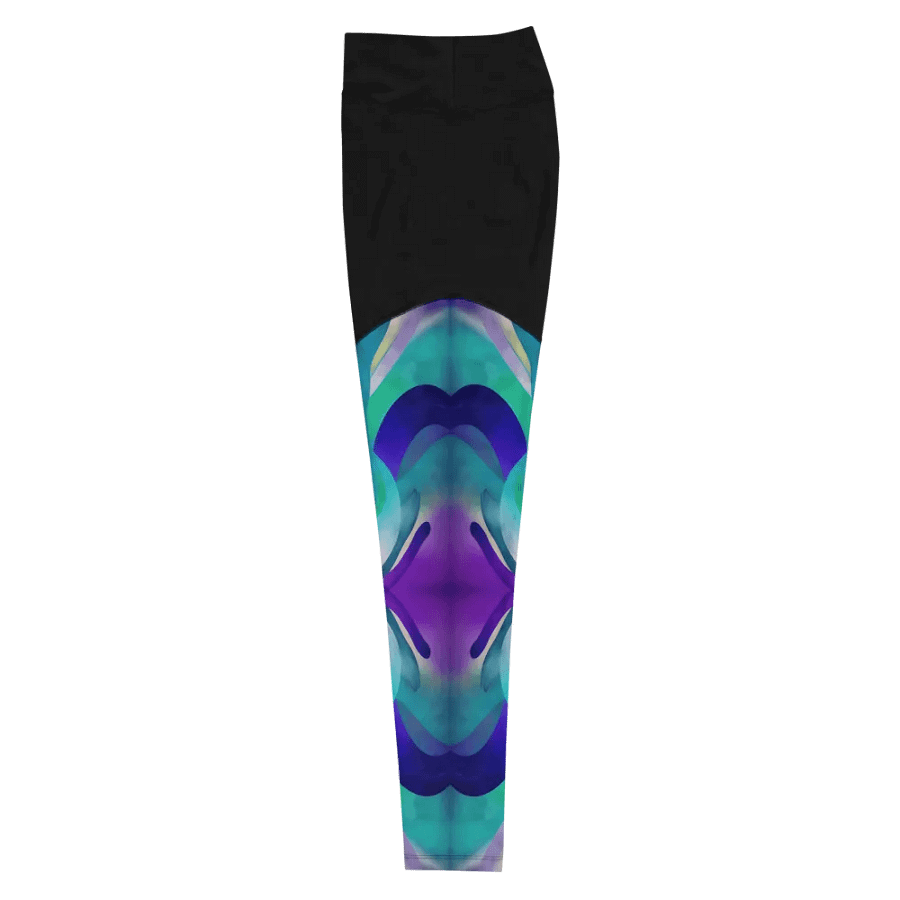 Ethereal Waves Sports Leggings product image (3)