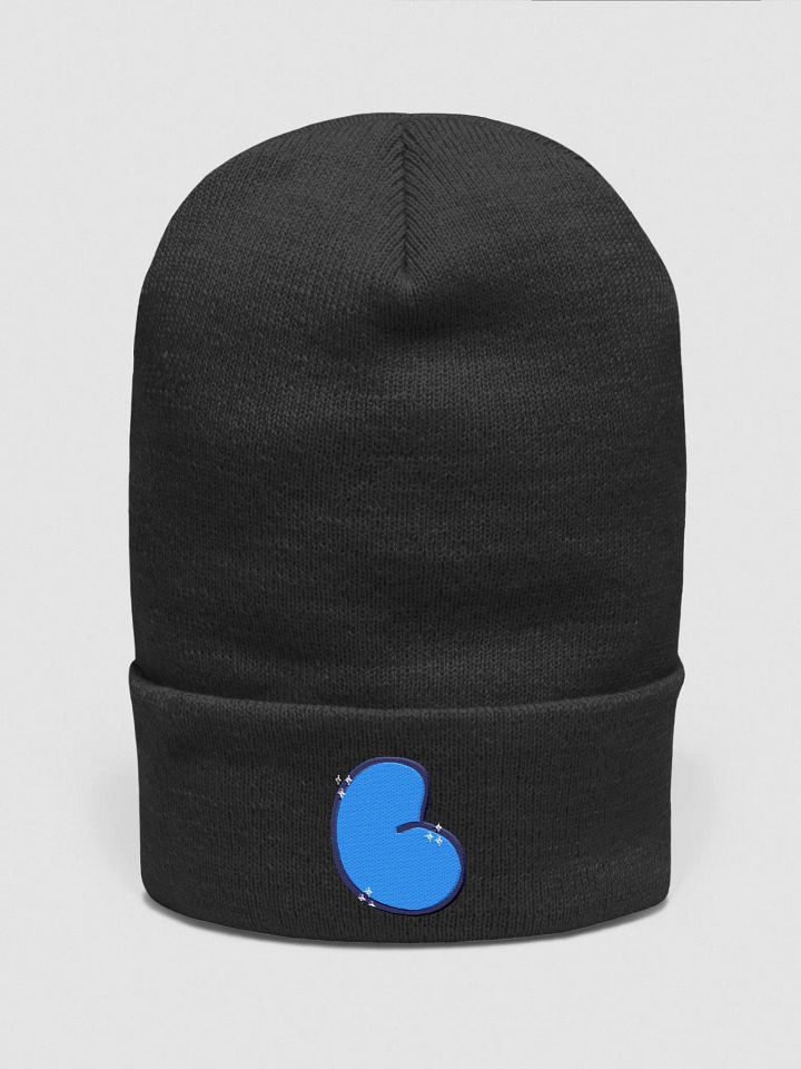 Blue Bean Beanie (Embroidered) product image (1)