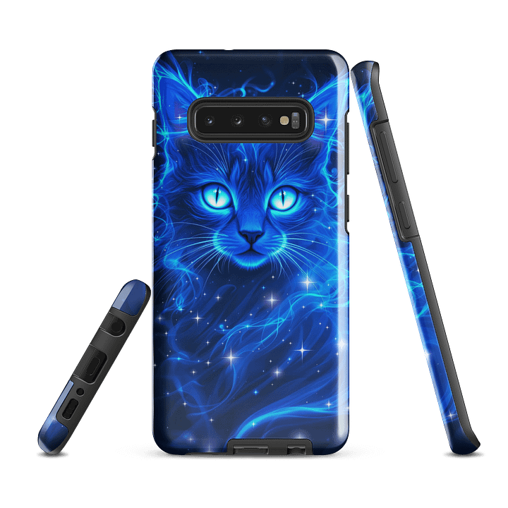 Ethereal Blue Cat Samsung® Tough Case product image (5)