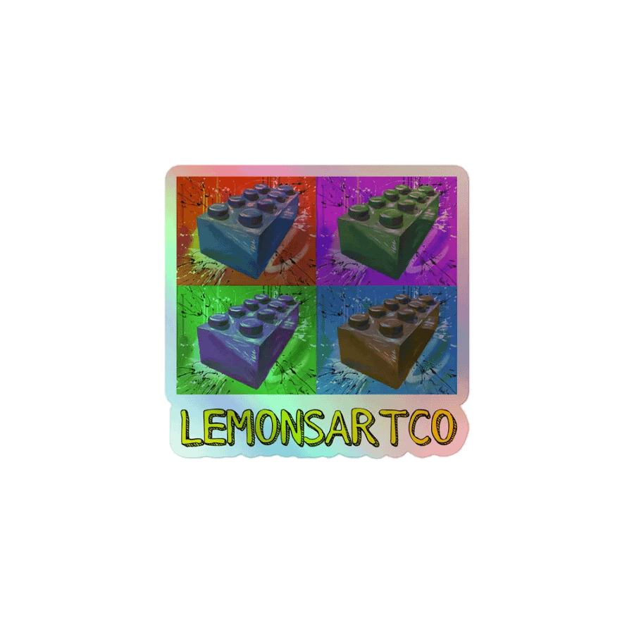 POP Bricks Quattro Holographic Stickers product image (1)