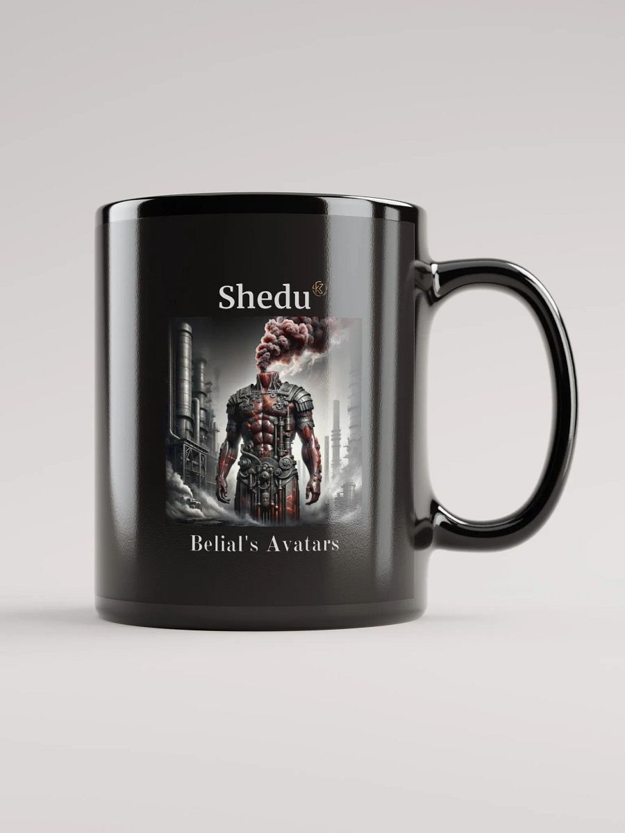 Supernal Shedu | Black Glossy Mug product image (3)