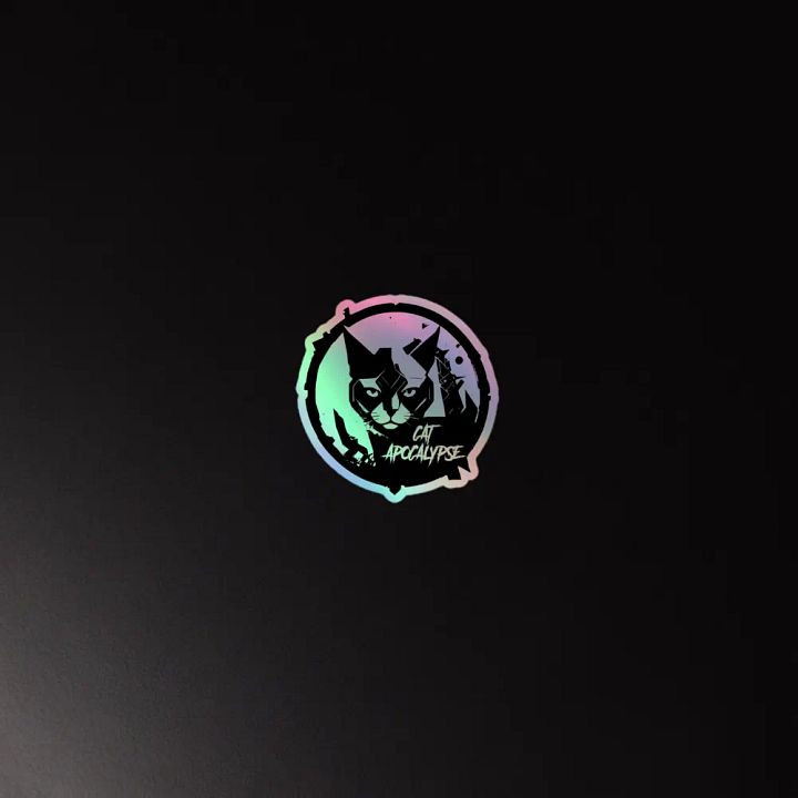 Cat Apocalypse basic sticker product image (4)