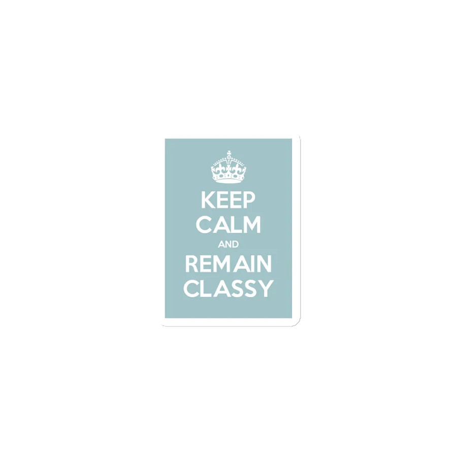 Keep Calm Magnet in Blue product image (1)