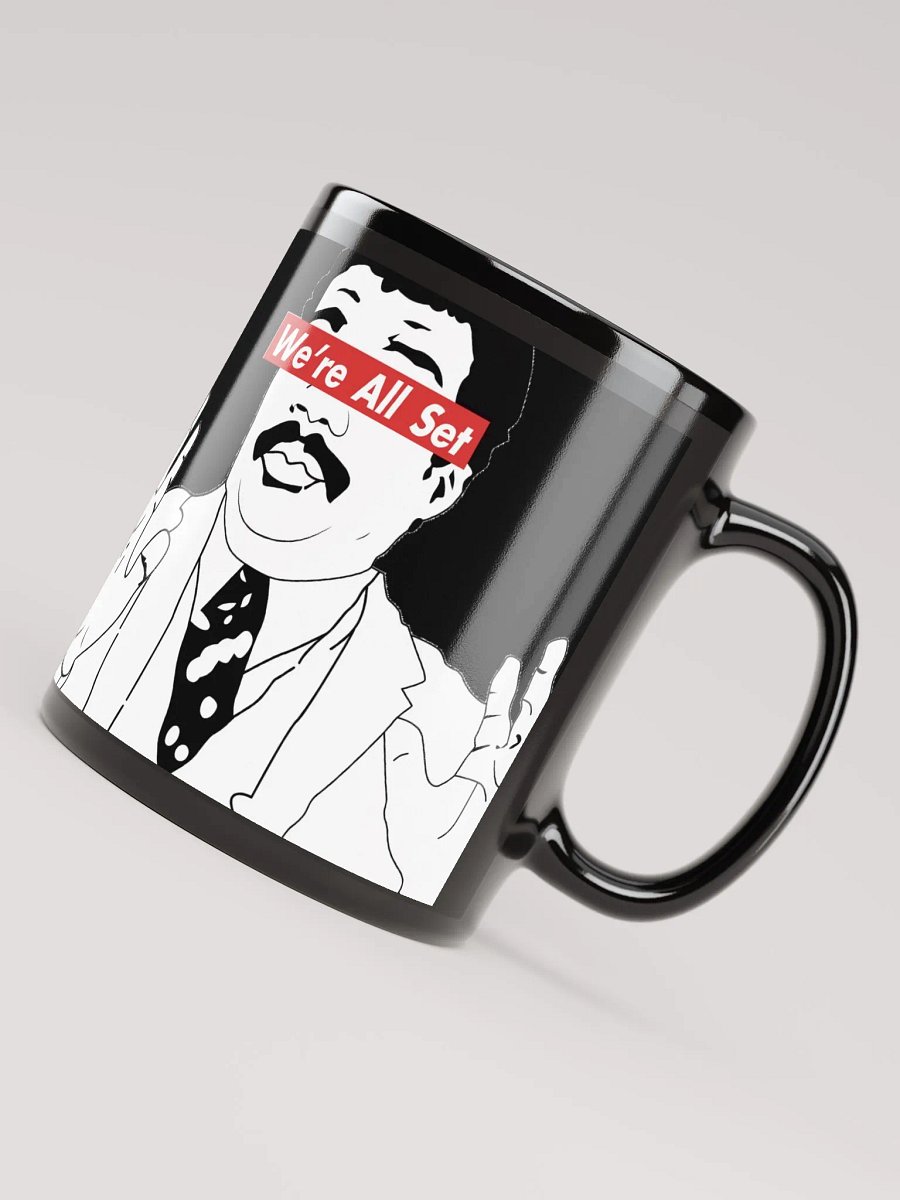We're All Set Logo Coffee Mug Black product image (7)