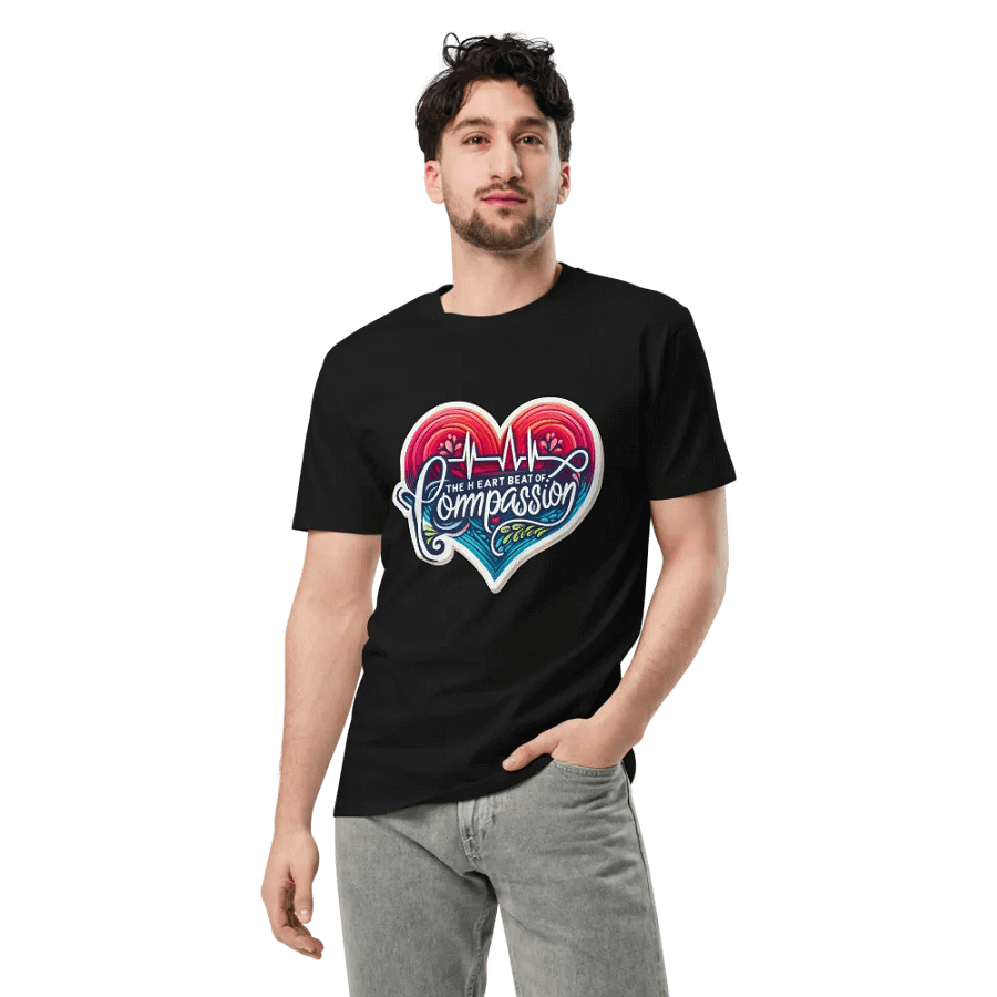 Compassionate Heartbeat EKG T-Shirt product image (6)