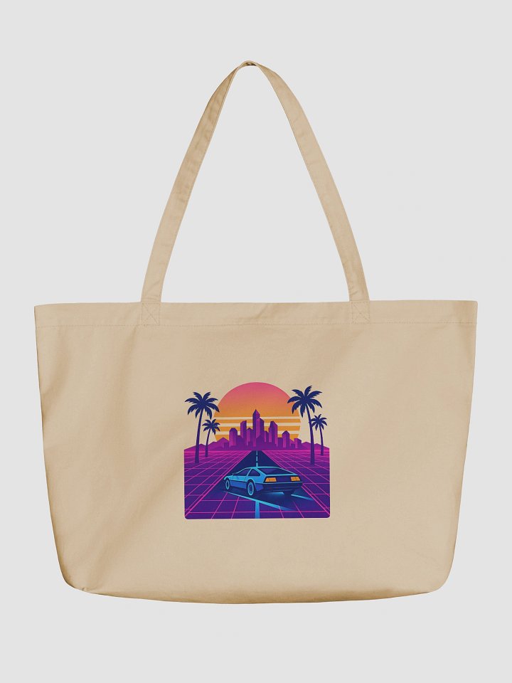 Neon Sunset Drive Eco Tote product image (2)
