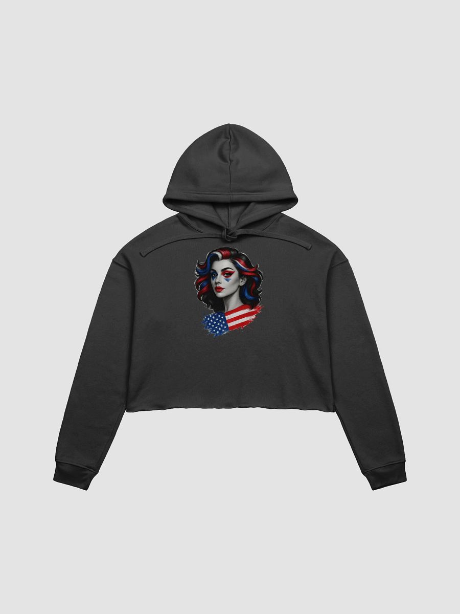 USA Patriotic Pride Crop Hoodie product image (4)