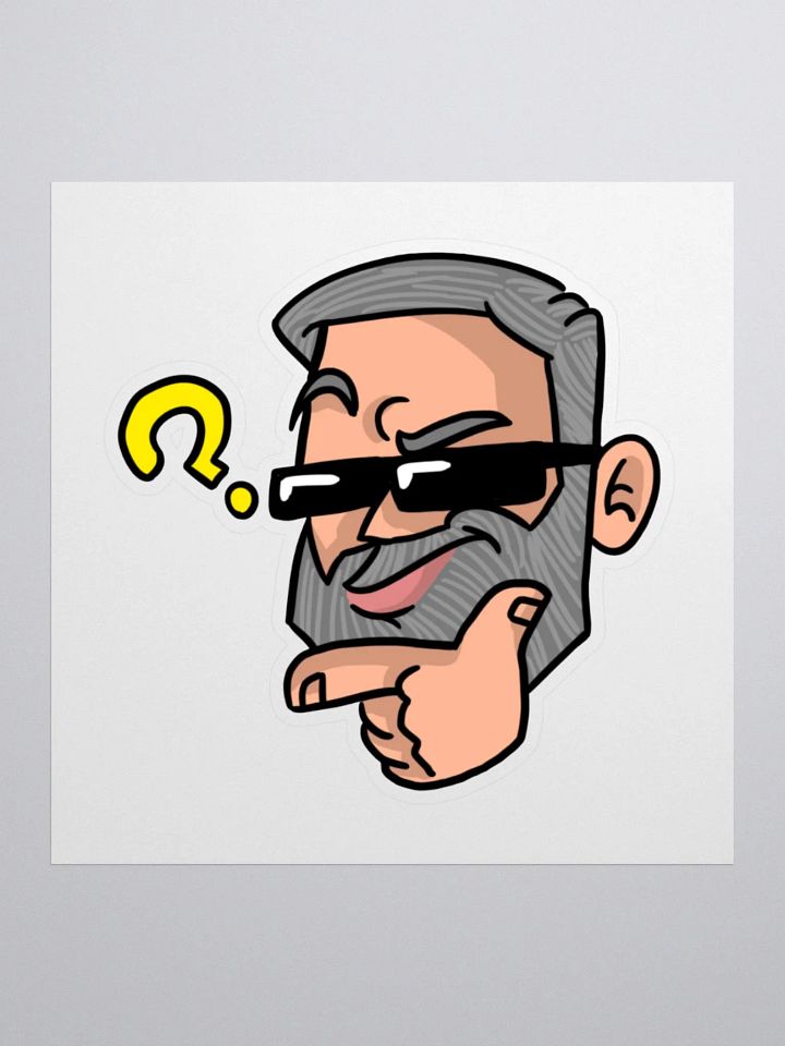 OMG Hmmm Emote Sticker product image (1)