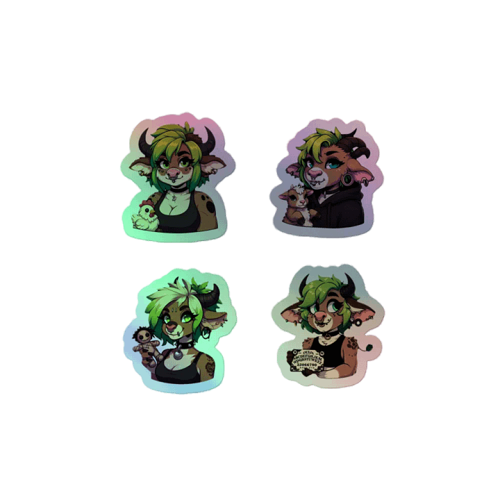 Stardew boof Holographic Sticker Set product image (2)