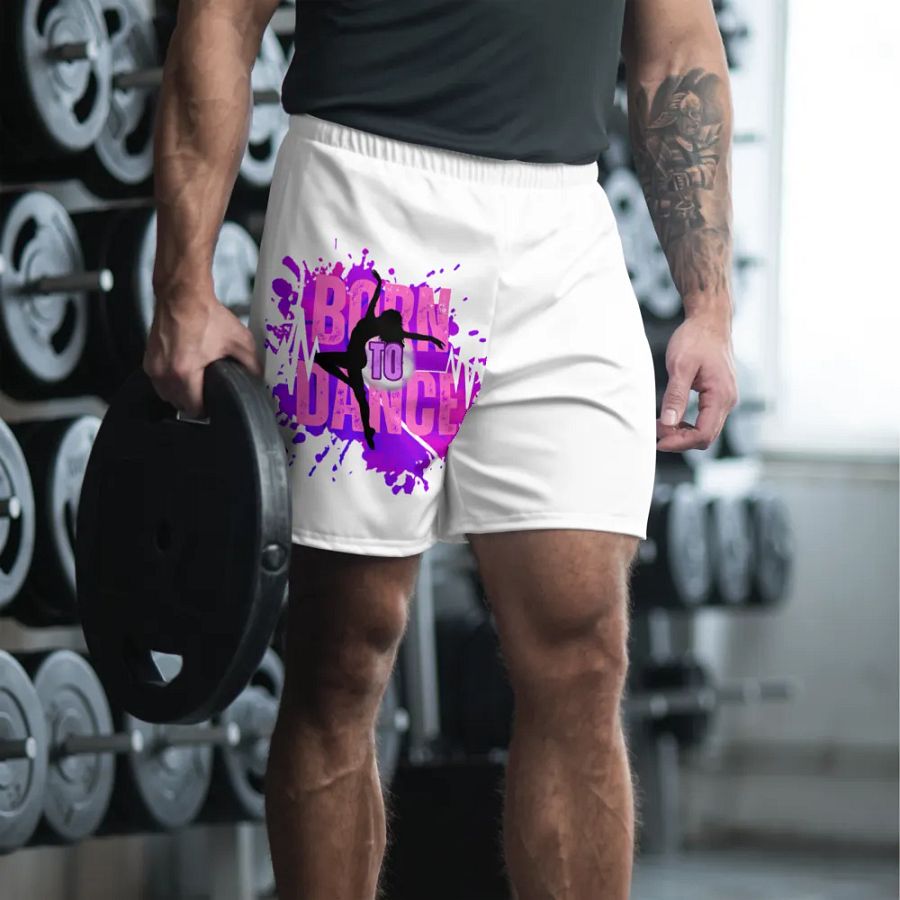 Born to Dance Her Silhouette Splash Athletic Shorts product image (12)