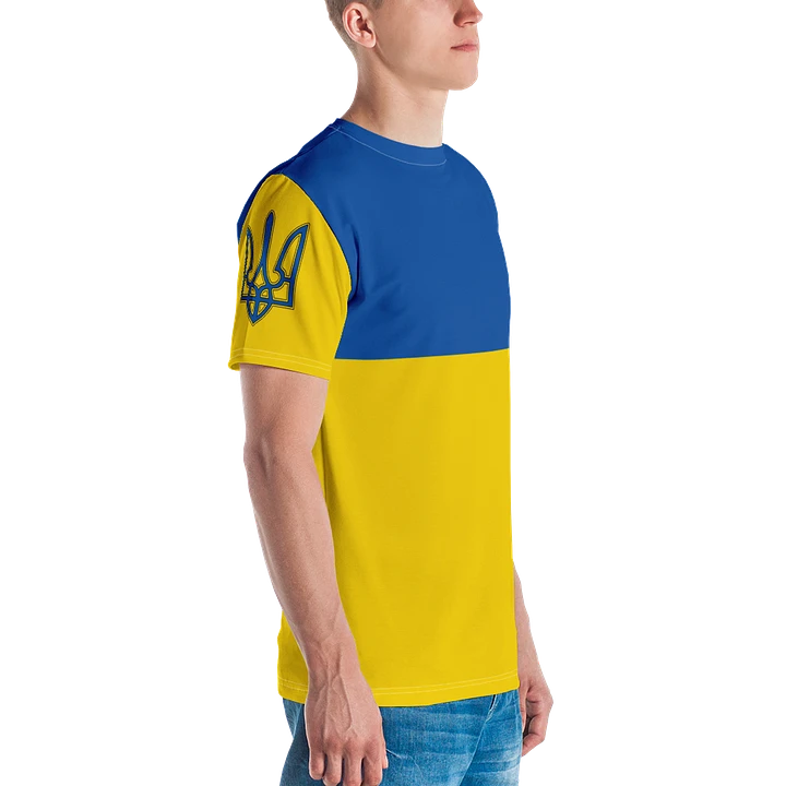Ukraine - Yellow Sleeves - All-Over Print Crew Neck T-Shirt product image (1)