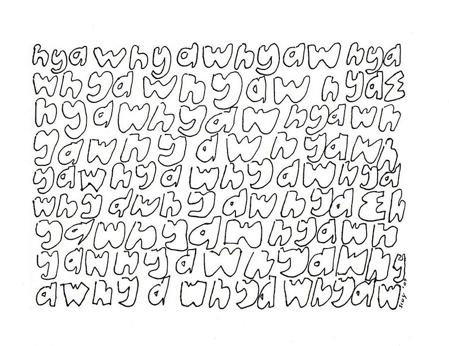 hyaw hyaw hyaw panel card print product image (1)