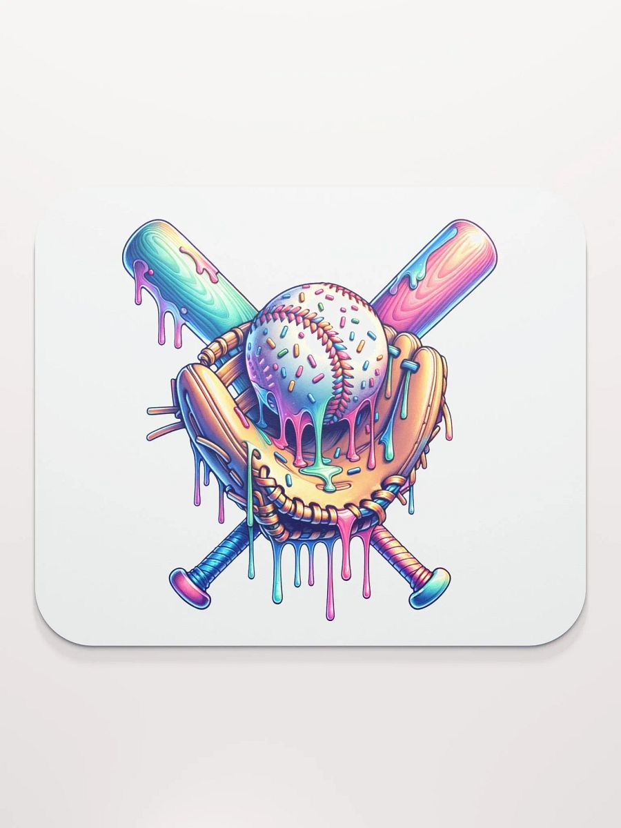 Ice Cream Sprinkles Baseball Colorful Dreams Mouse Pad product image (1)