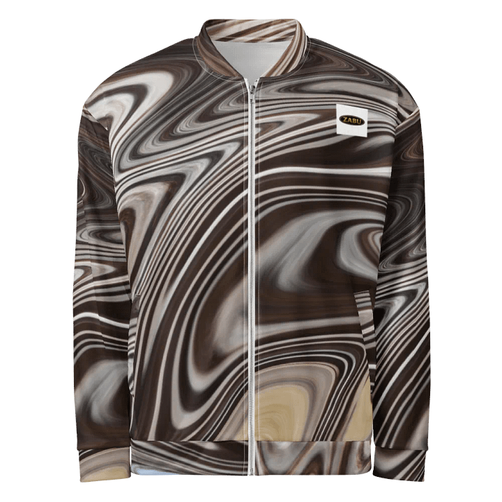 Swirl of Serenity All-Over Print Bomber Jacket product image (1)