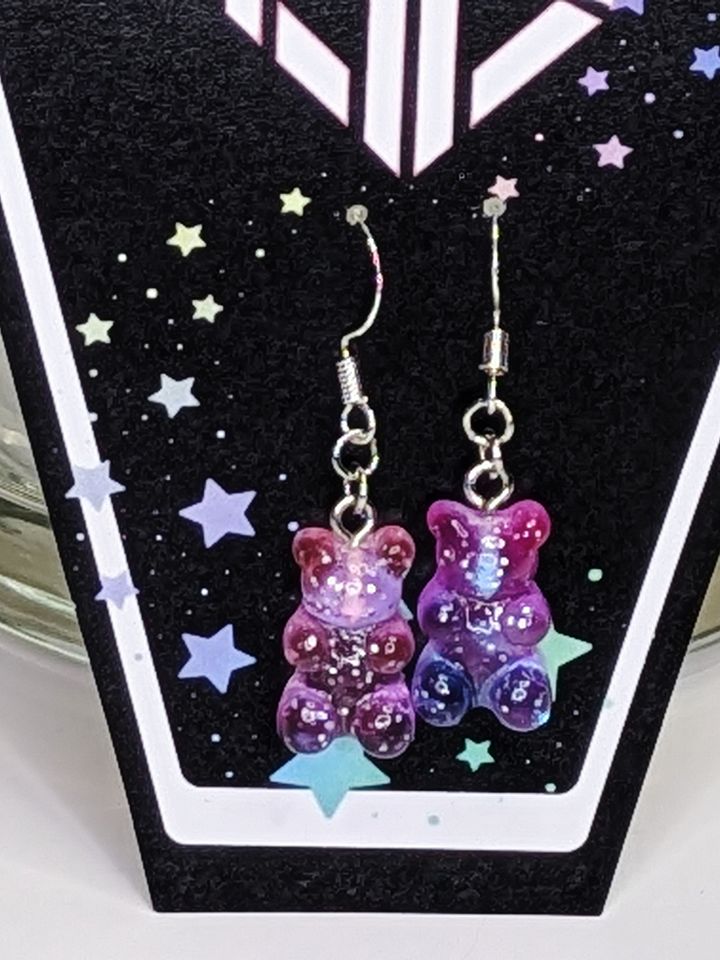 “Berry Sweet” Gummy Bear Earrings product image (2)