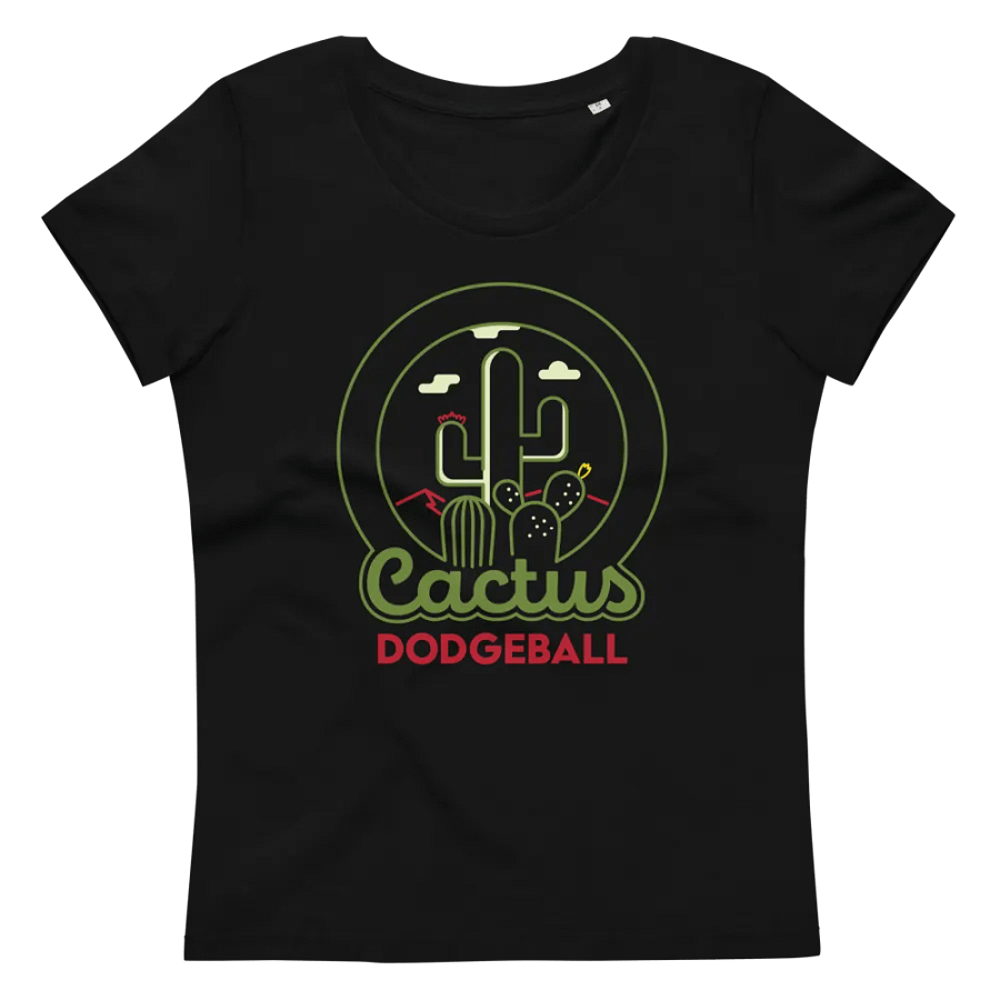Cactus Dodgeball Women's Fitted Tee product image (3)