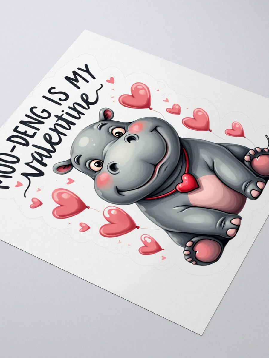 Moo-Deng is My Valentine Stickers product image (9)