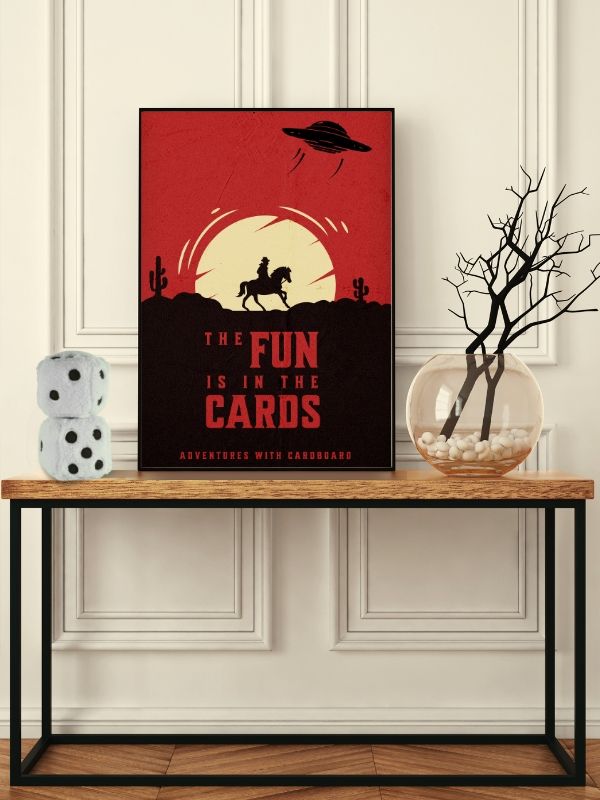 Fun in the Cards Game Room Poster for Board Gamers - Digital Download product image (2)