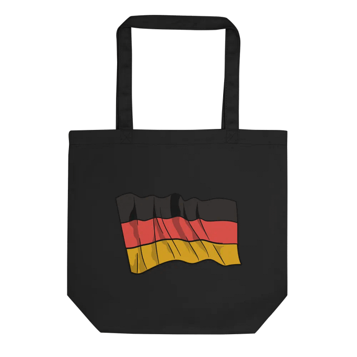 German Flag Printed Tote Bag for German Language Learners product image (1)