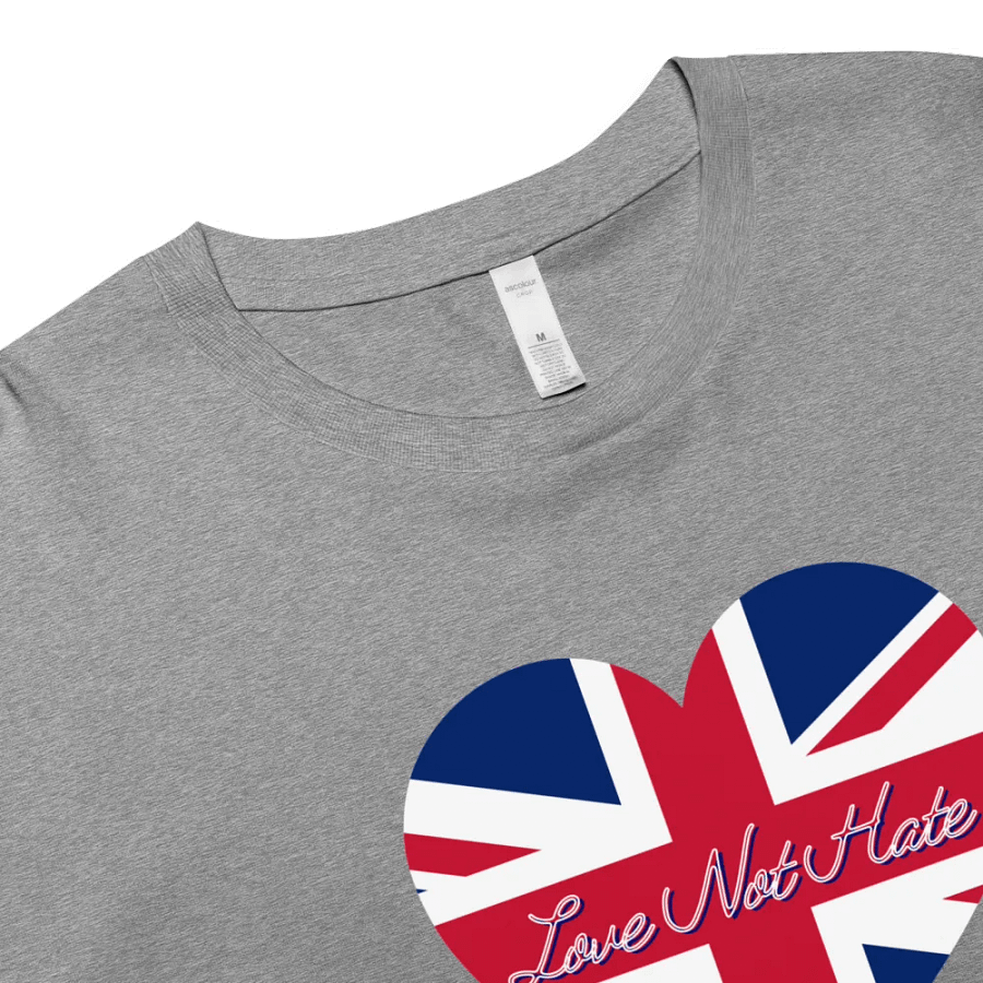 Love Not Hate Crop Top product image (65)