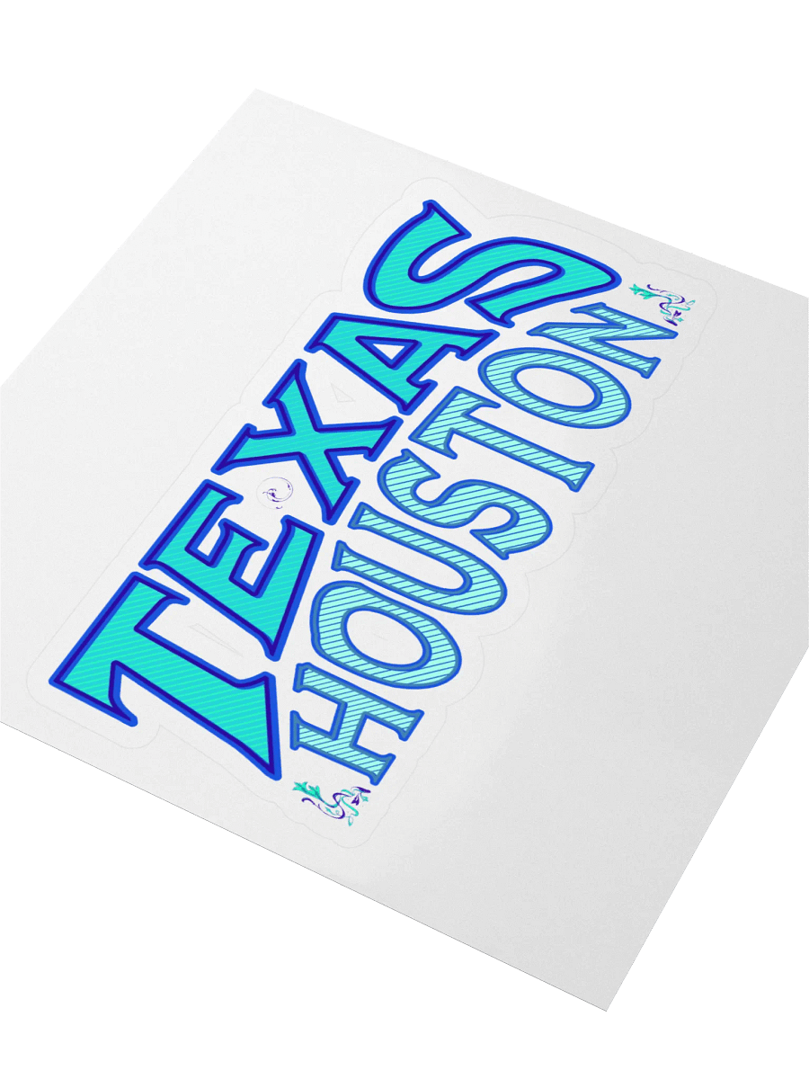 Dynamic Texas Houston Kiss-Cut Sticker product image (2)