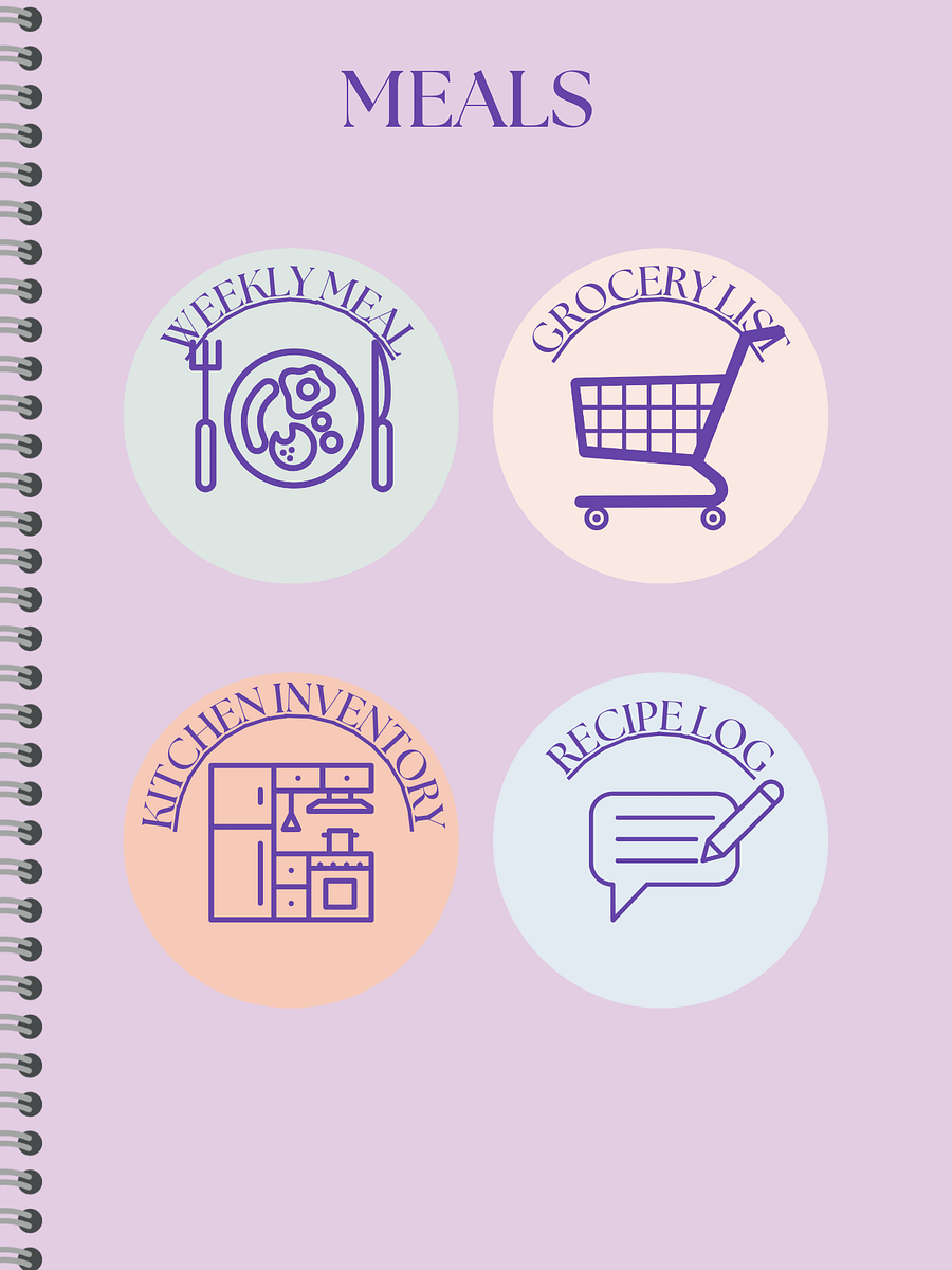 Detailed Undated Planner - Blue product image (6)