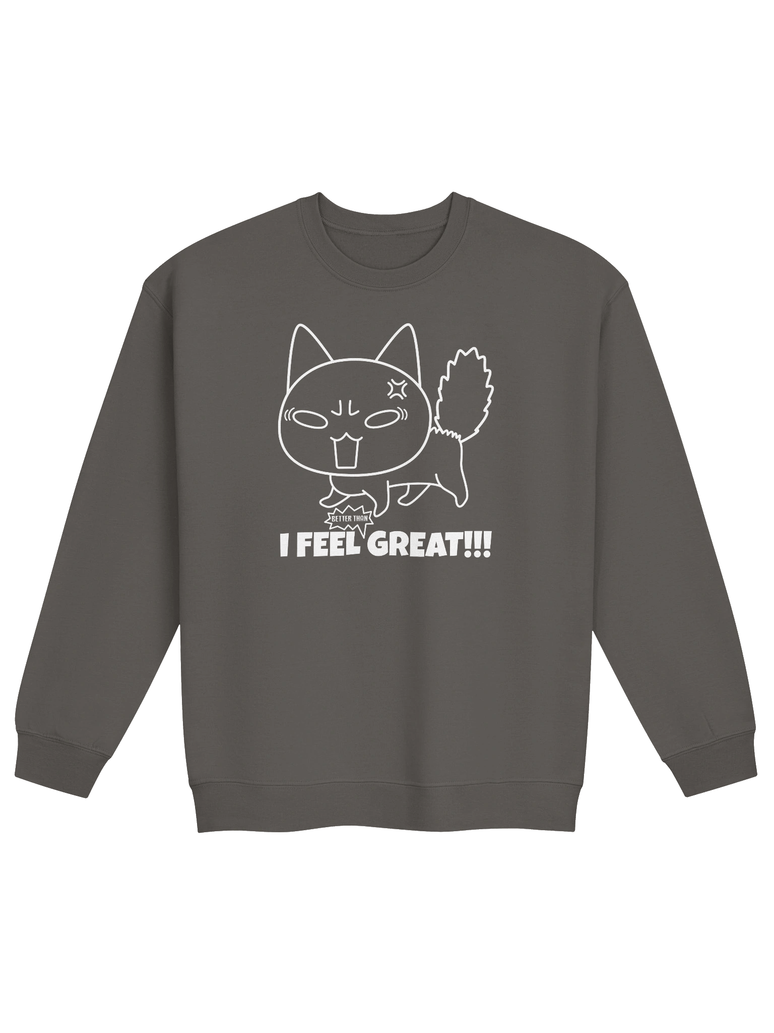 Ironic Emotional Expression - Unisex Adult Sweatshirt product image (1)