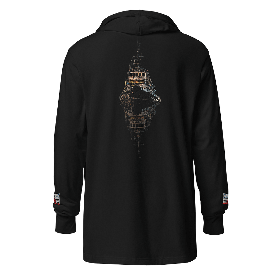 Pacific Falcon and Reflection hoodie Tee product image (1)