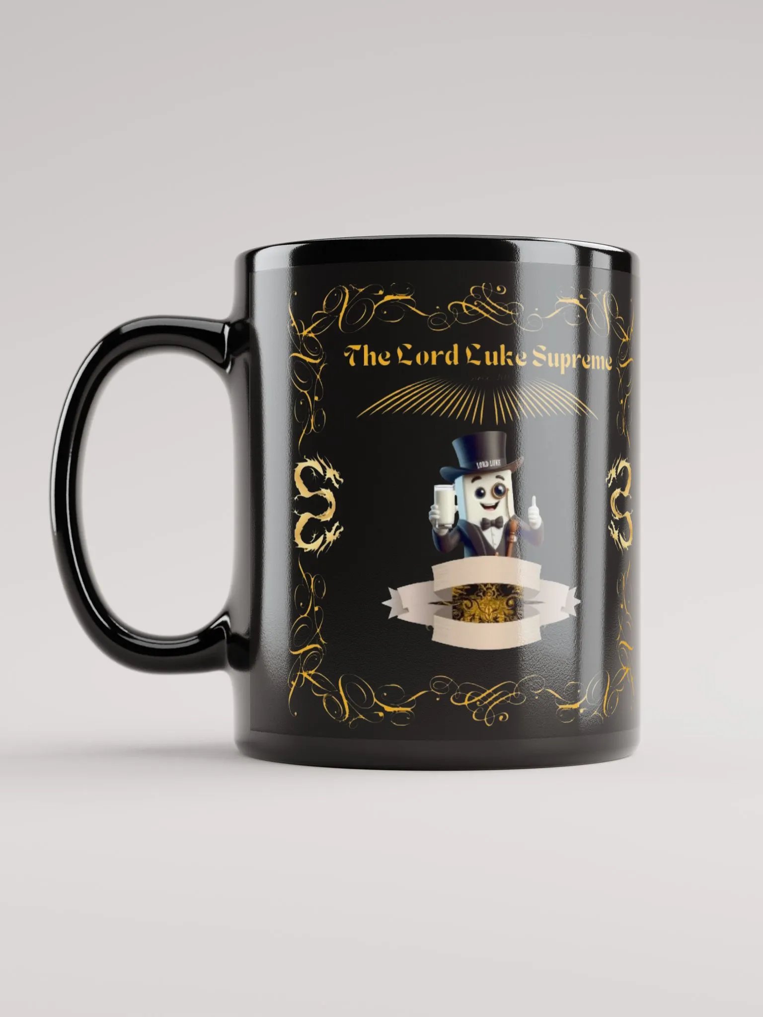 The Lord Luke Supreme Royal Black Mug Design product image (12)