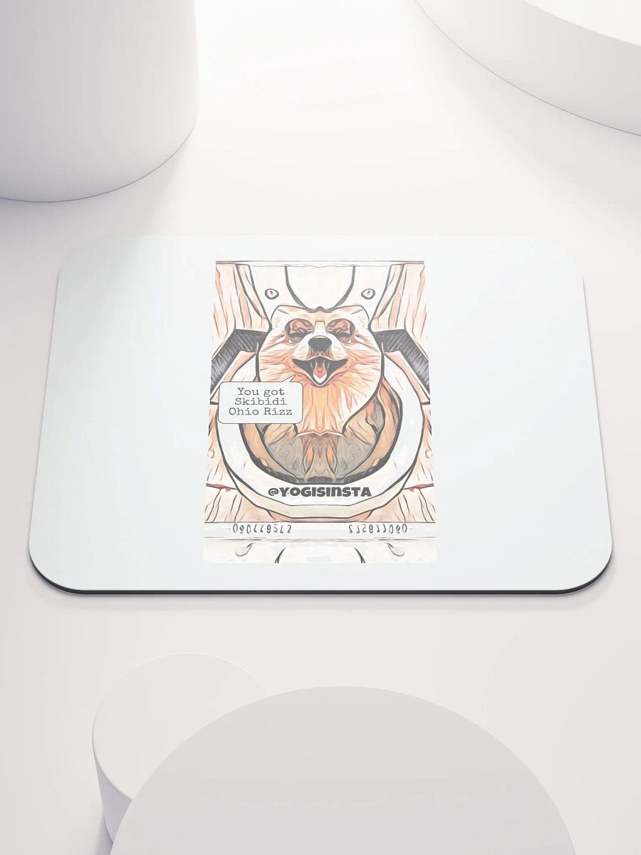 Skibidi Ohio Rizz Dog Mouse Pad product image (1)