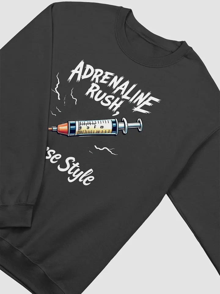 Adrenaline Rush Nurse Style Crewneck Sweatshirt product image (10)