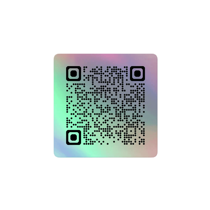 HoloMatrix QR Code Sticker Sheet product image (2)