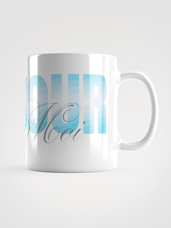 Mug Blanc Bonjour Chez Moi - Cadeau Mug Message Positif product image (1)