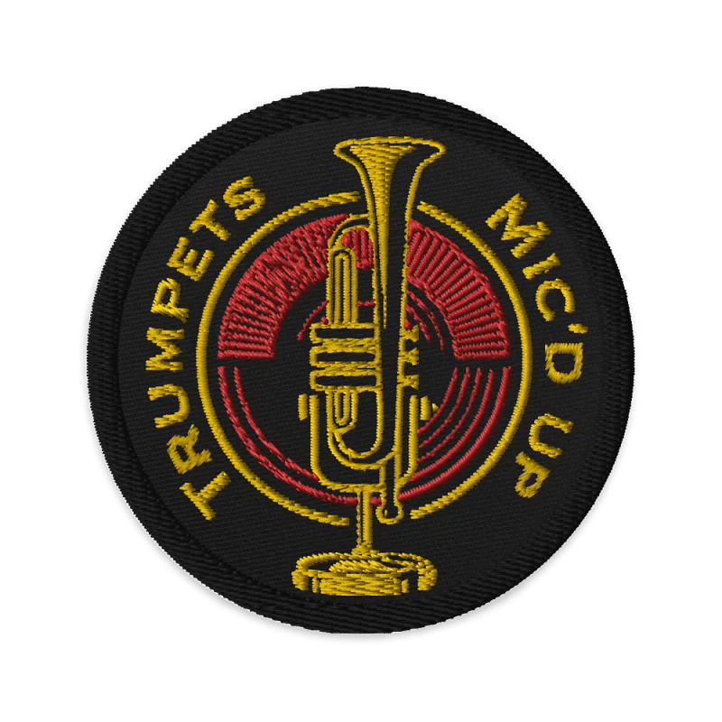 Trumpets Mic'd Up Logo PATCH (3 in.)