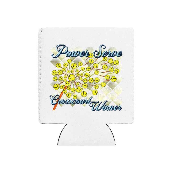 Dandelion Tennis Power Serve Crosscourt Winner Can Cooler product image (2)