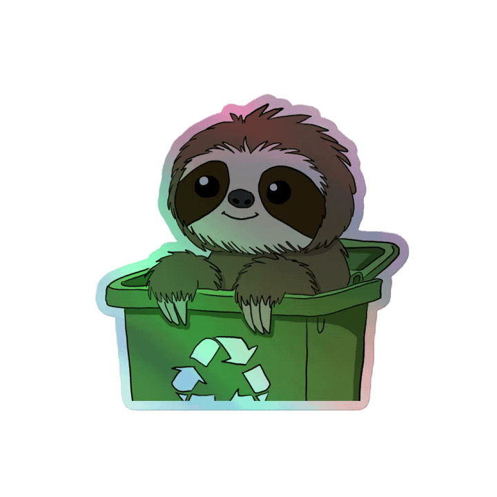 Holographic Sticker Sheet - Bin product image (2)