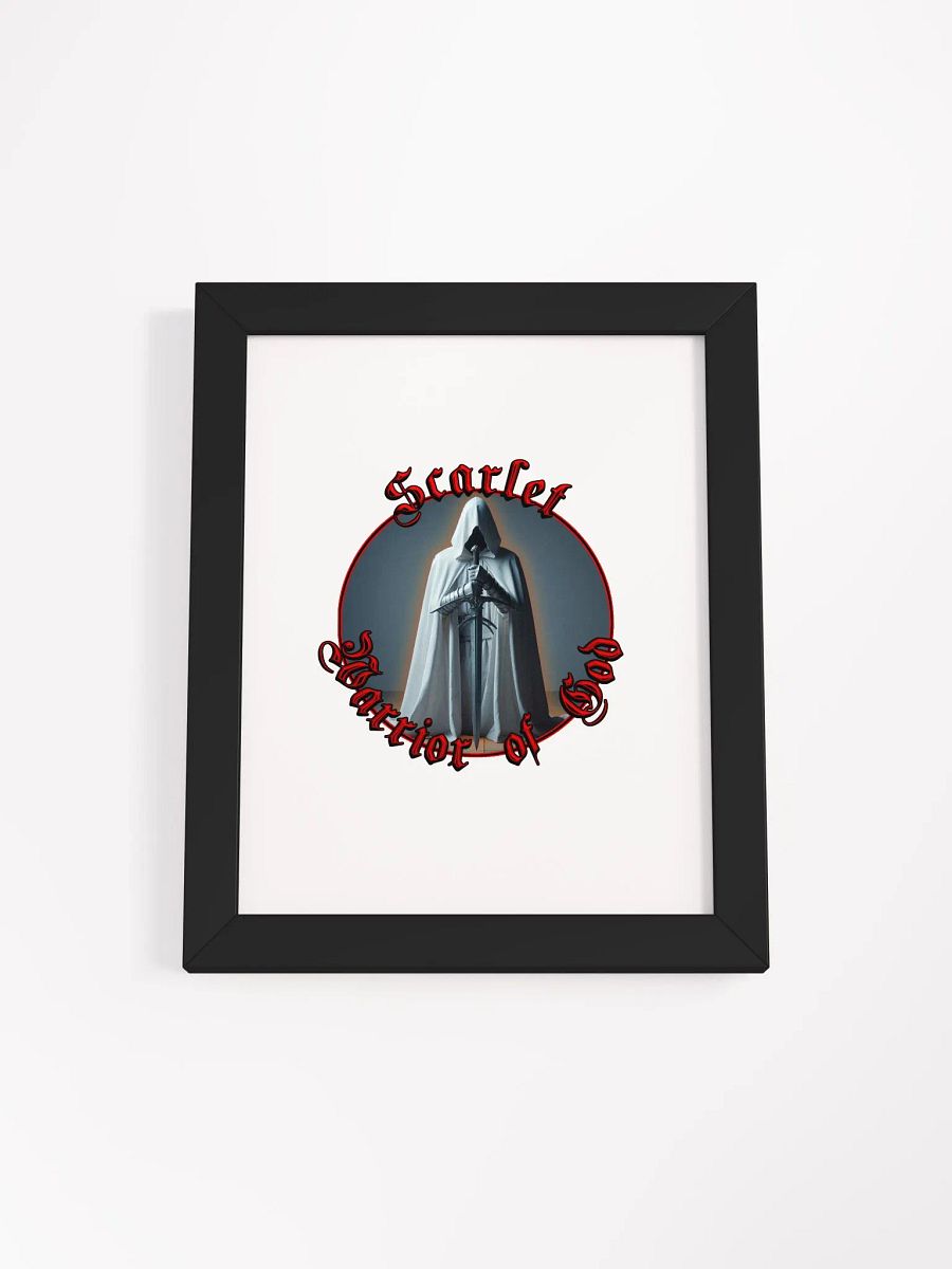 scarlets framed poster product image (2)