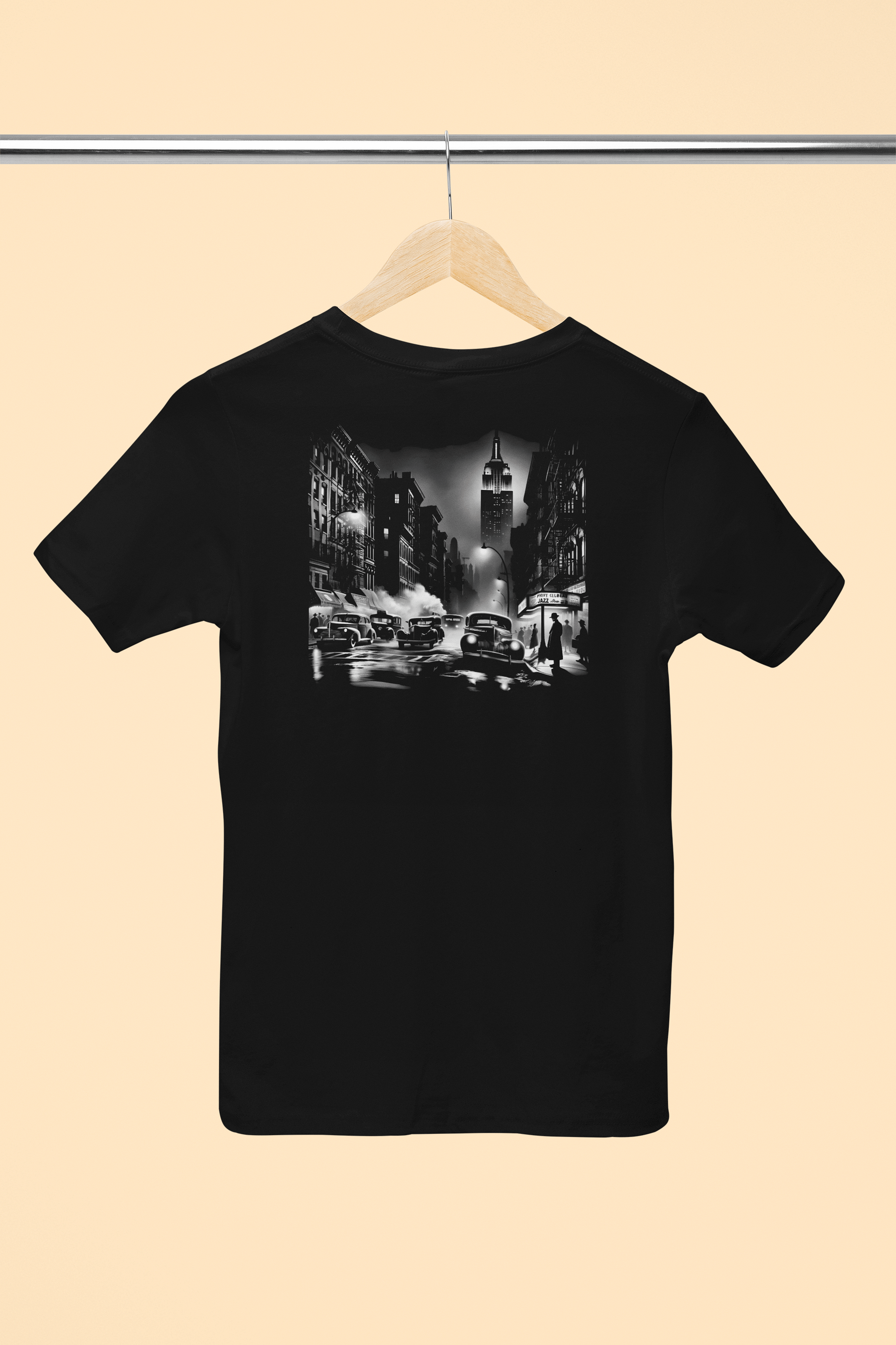 New York Empire State at Night (Mens Tee) product image (3)